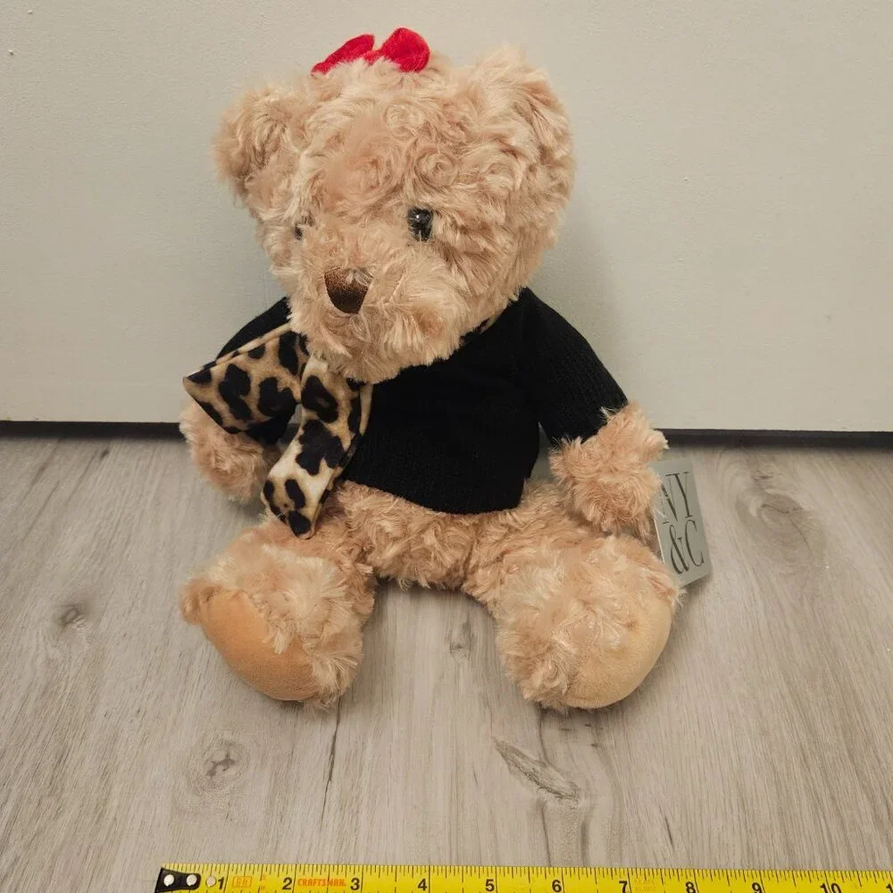 New York & Company an Curly Sherpa Teddy Bear Plush